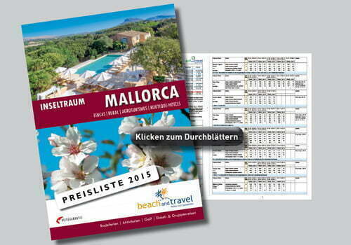 Golf and Travel Mallorca Preisliste