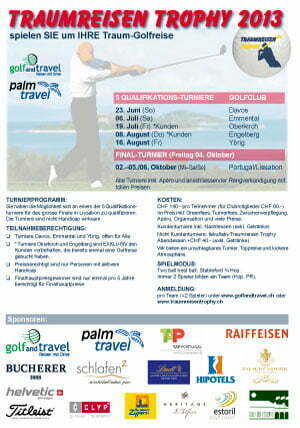 Traumreisen Trophy 2013 Golf and Travel AG