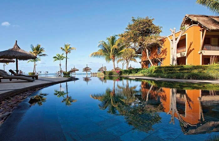 Mauritius Heritage Awali Pool mit Meerblick