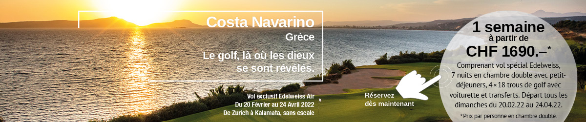 Costa Navarino Charterflug mit Edelweiss nach Kalamata