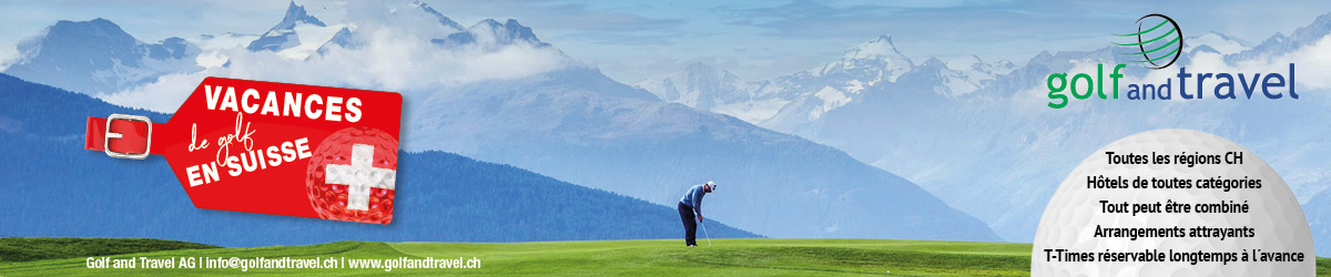 Voyages de golf en Suisse bannière