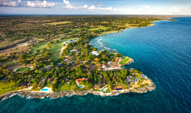 Casa de Campo La Romana Luftaufnahme - aerial shot