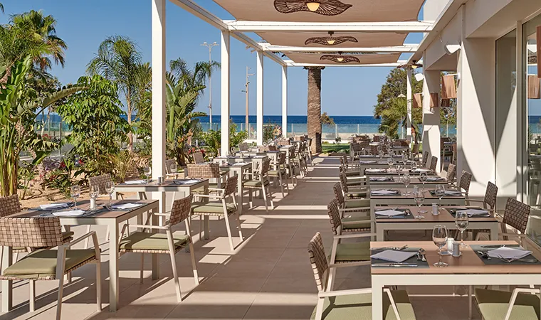 Hipotels Flamenco Restaurant buffet terrace_760x450 Hipotels Flamenco Restaurant