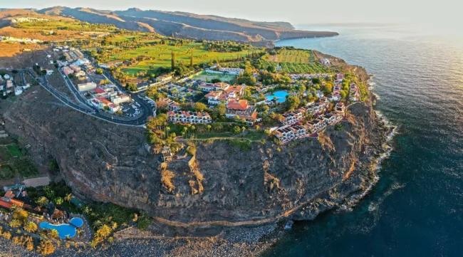 Aerial view La Gomera