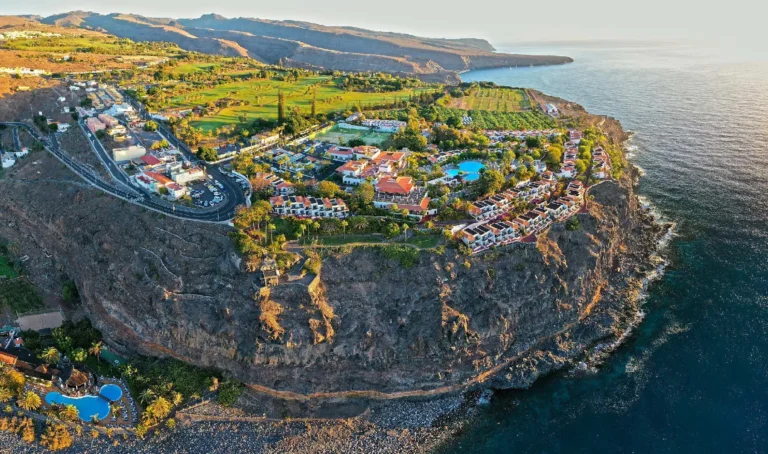 Aerial view La Gomera